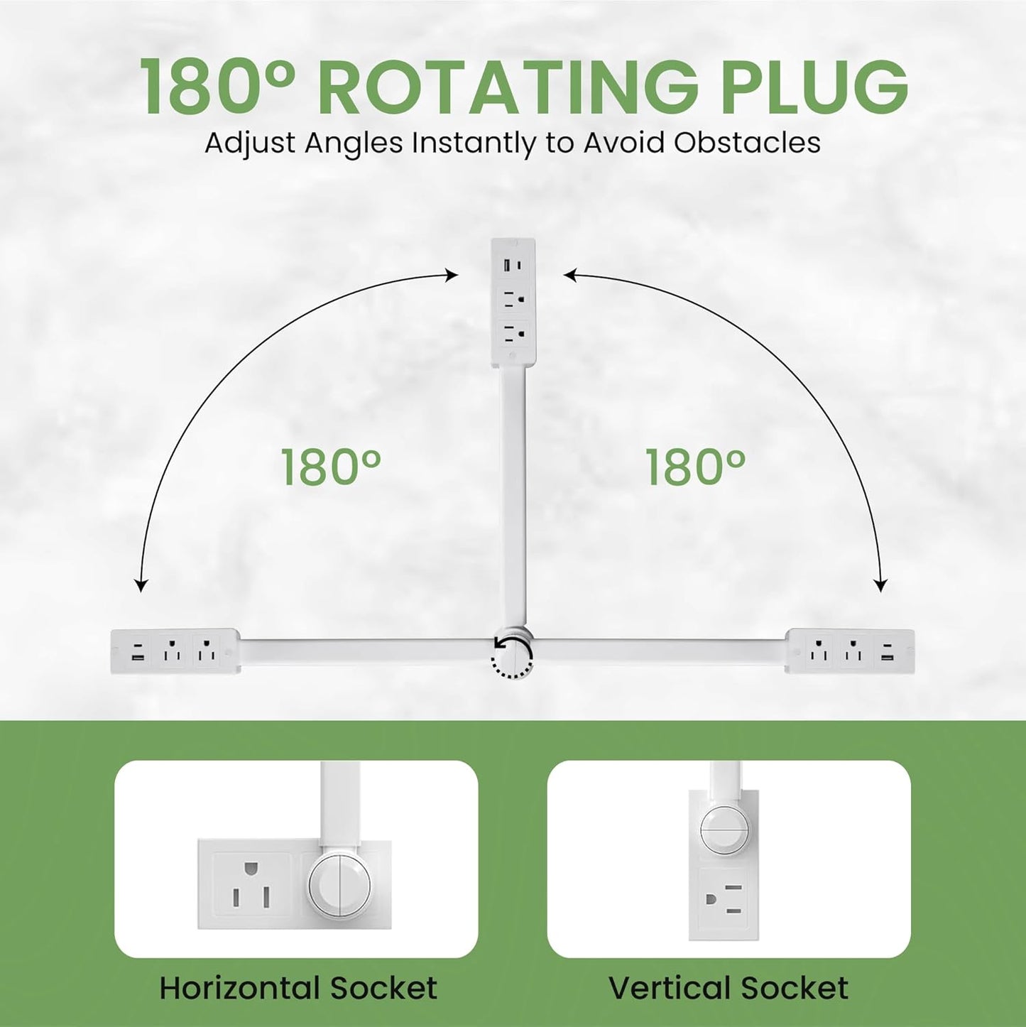THE SMART ROTATE™ OUTLET EXTENDER
