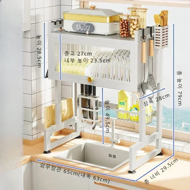THE SCALABLE STAND™ DISH DRAIN RACK
