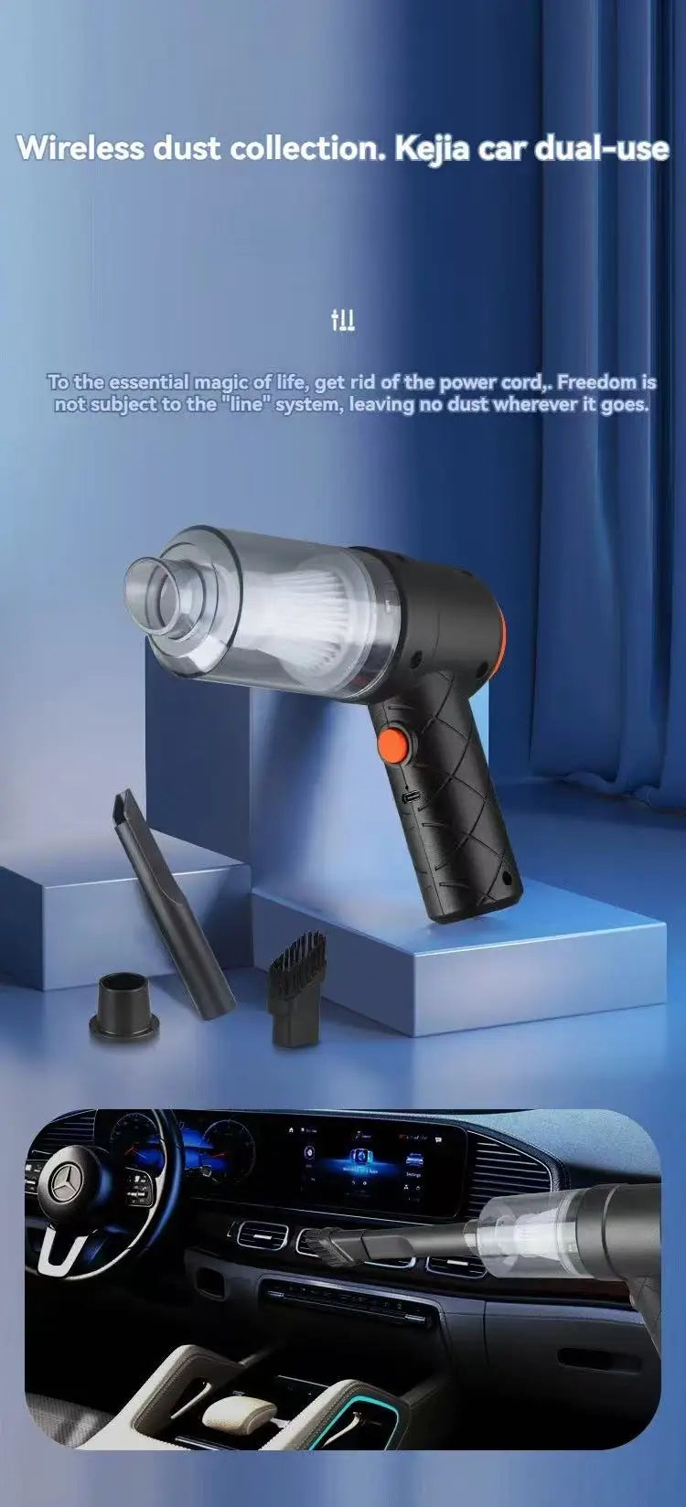 CAR CORDLESS VAC™ MINI CLEANER