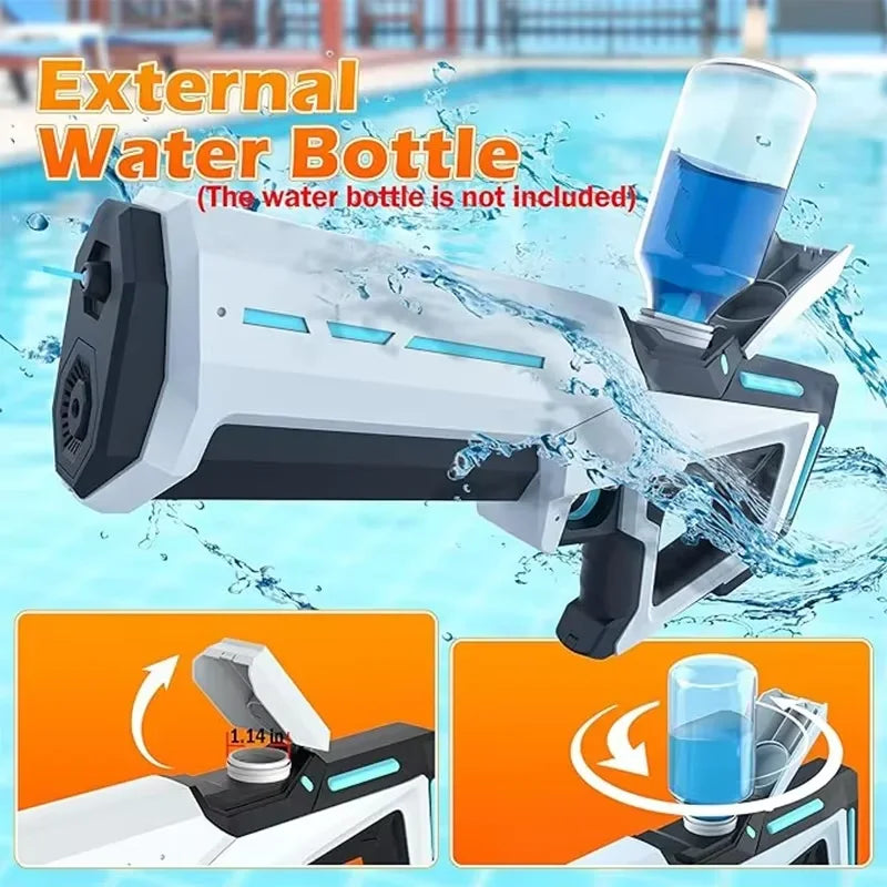 THE POWER SPLASH™ ELECTRIC WATER GUN