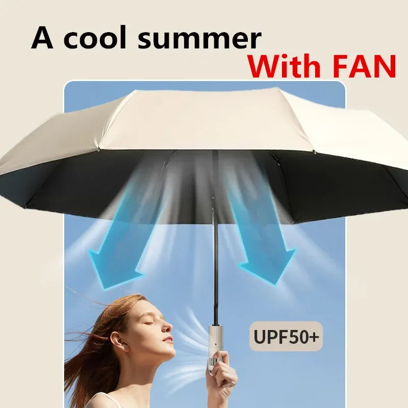 THE SMART BREEZE™ FAN UMBRELLA
