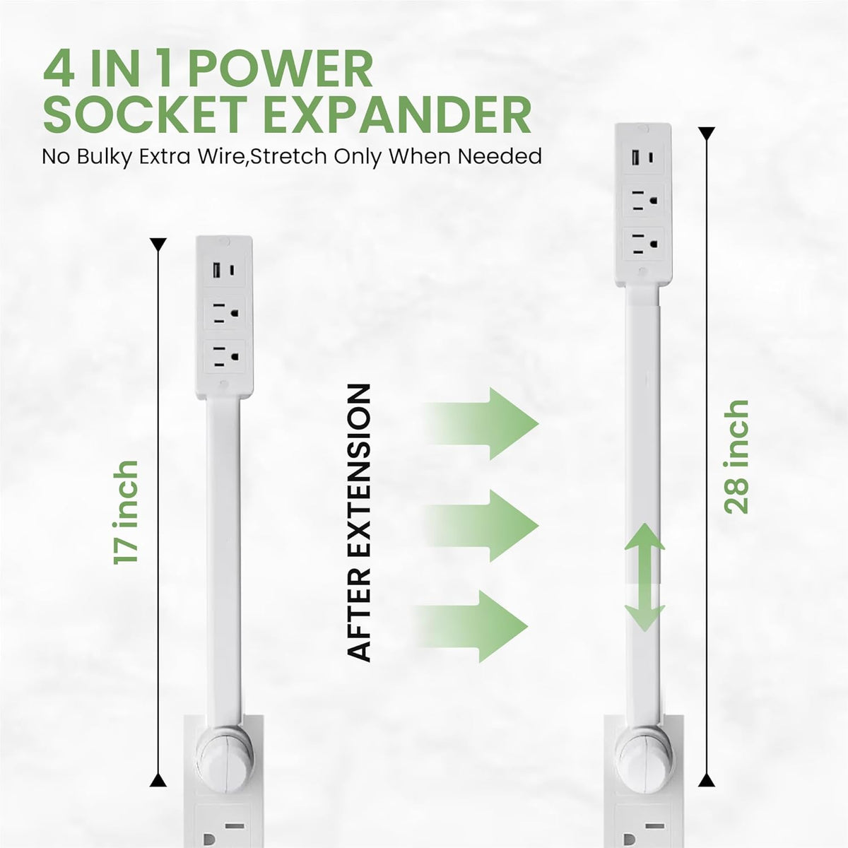 THE SMART ROTATE™ OUTLET EXTENDER