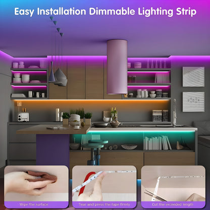 Smart LED Lights with App Control