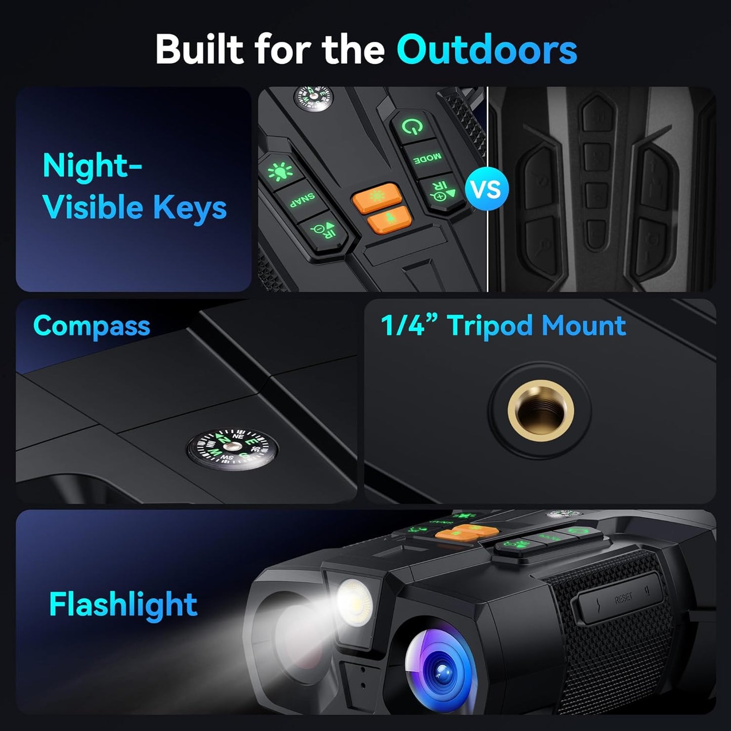 THE NIGHT HAWK™ 4K VISION BINOCULARS