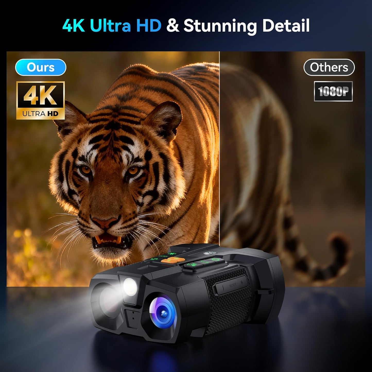 THE NIGHT HAWK™ 4K VISION BINOCULARS