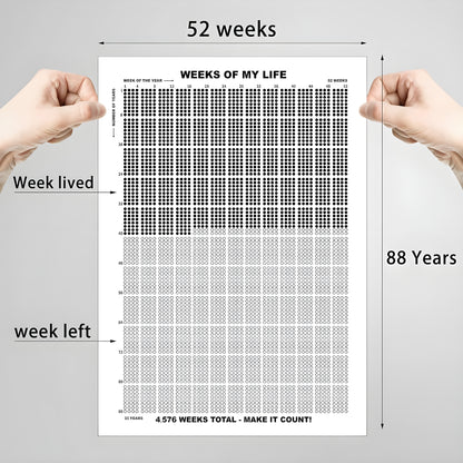 Weeks Of My Life Calendar