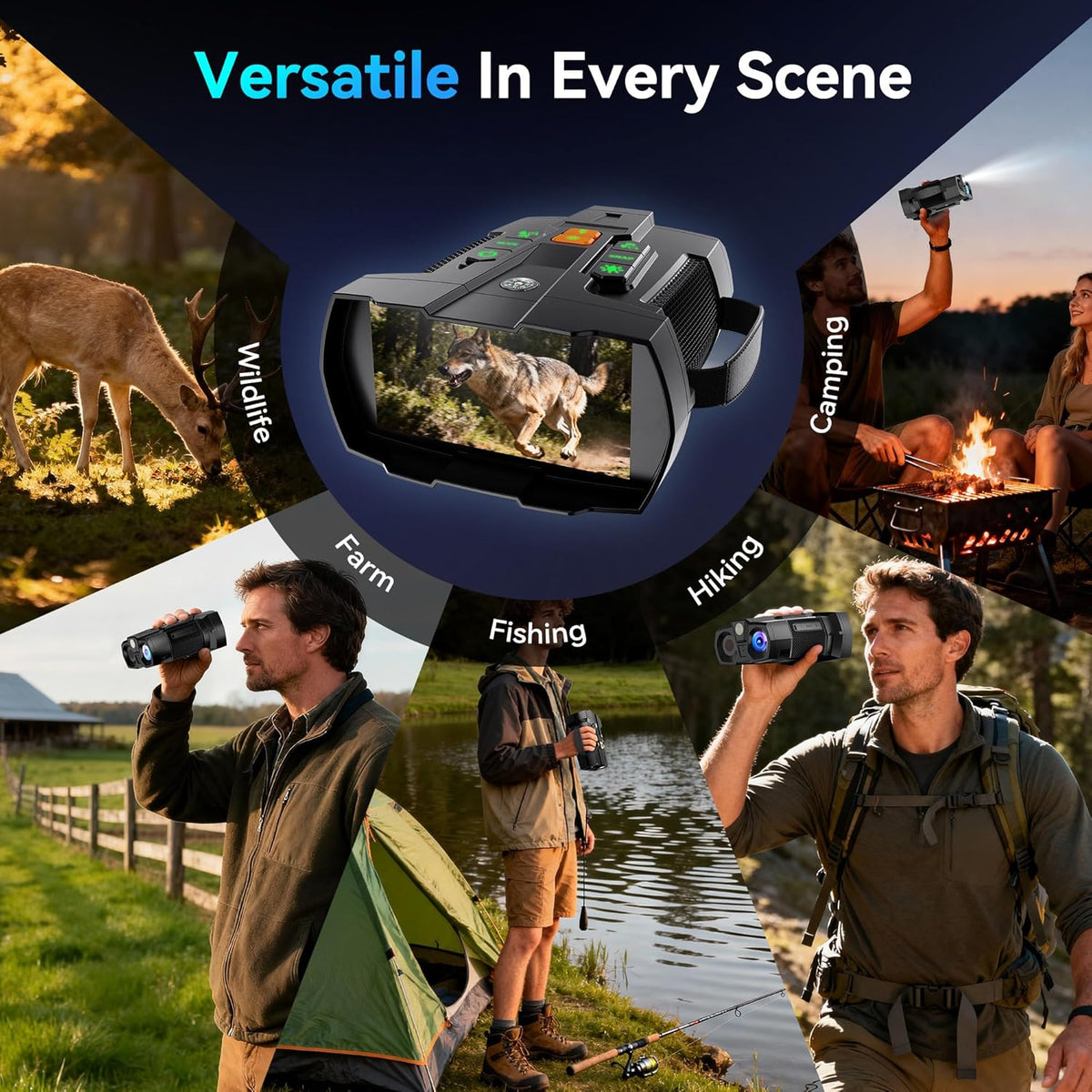 THE NIGHT HAWK™ 4K VISION BINOCULARS
