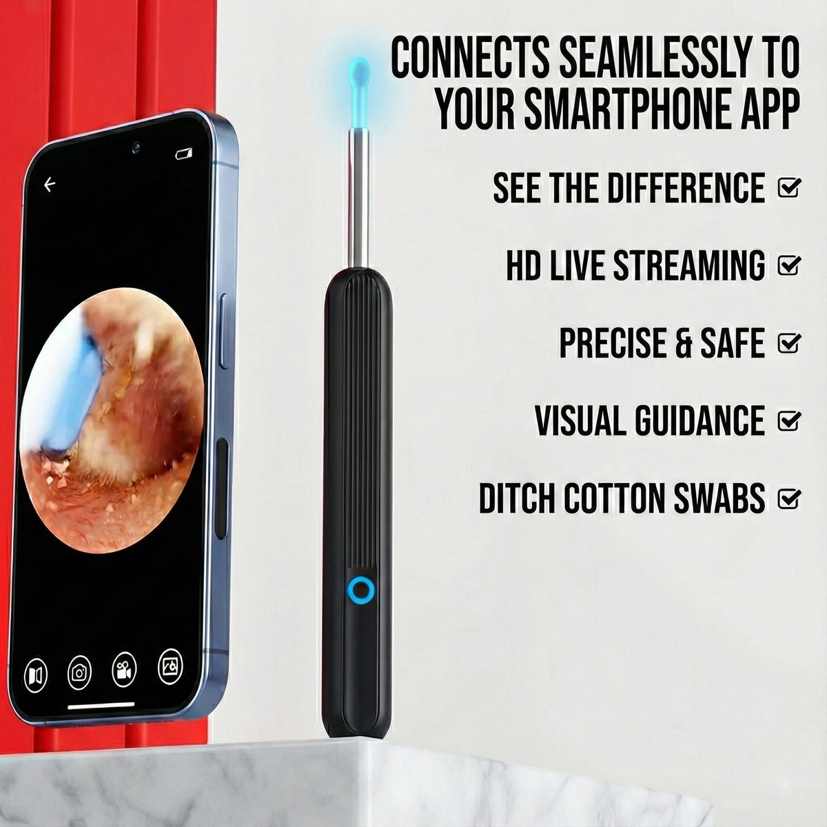 THE SMART VISUAL™ EAR WAX REMOVER