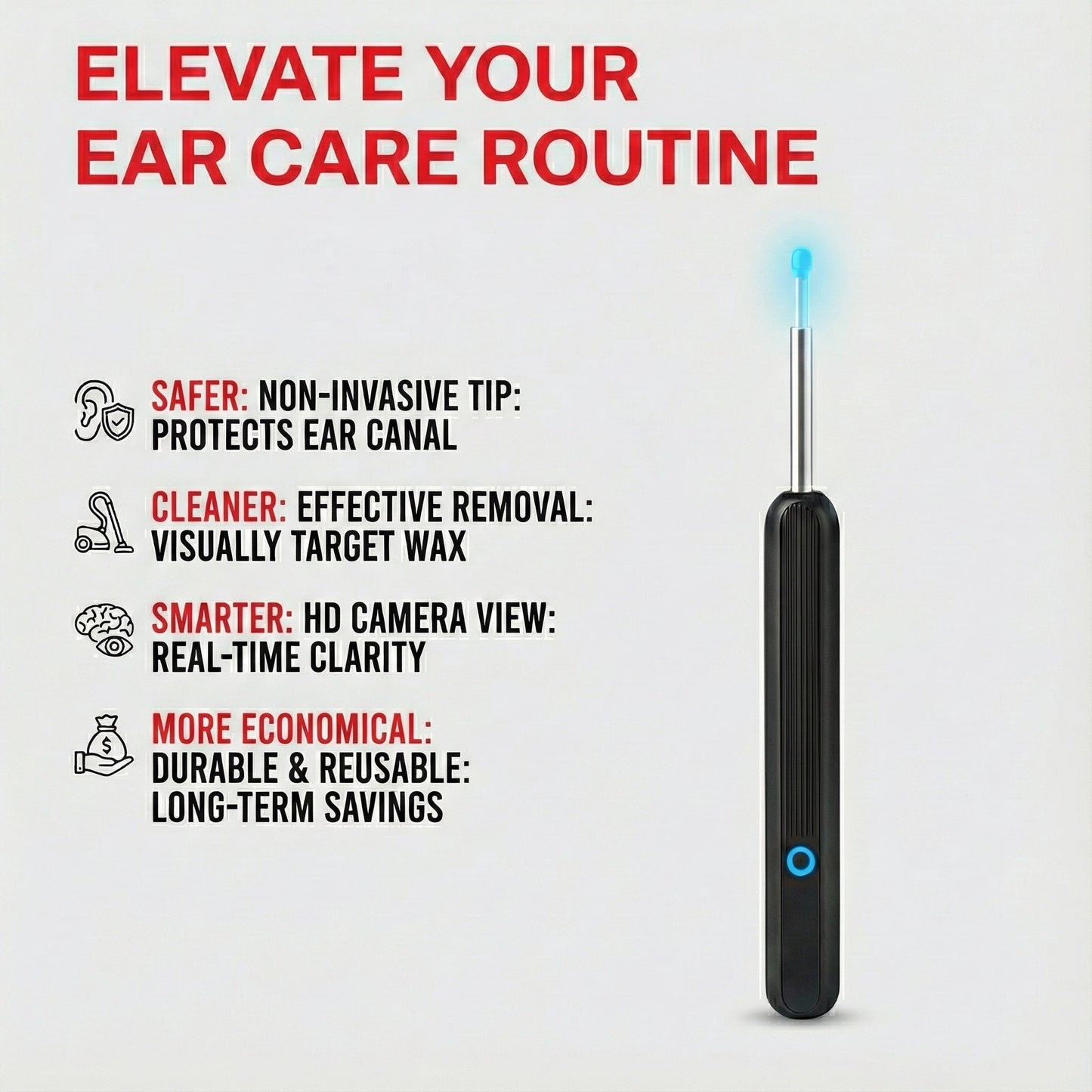 THE SMART VISUAL™ EAR WAX REMOVER