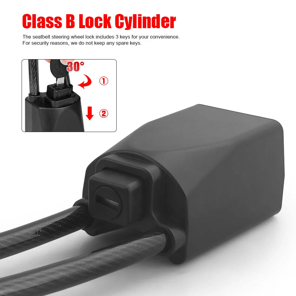 THE SMART LOCK™ STEERING WHEEL CABLE