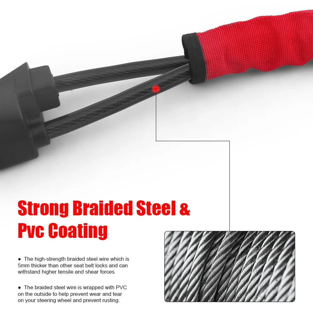 THE SMART LOCK™ STEERING WHEEL CABLE