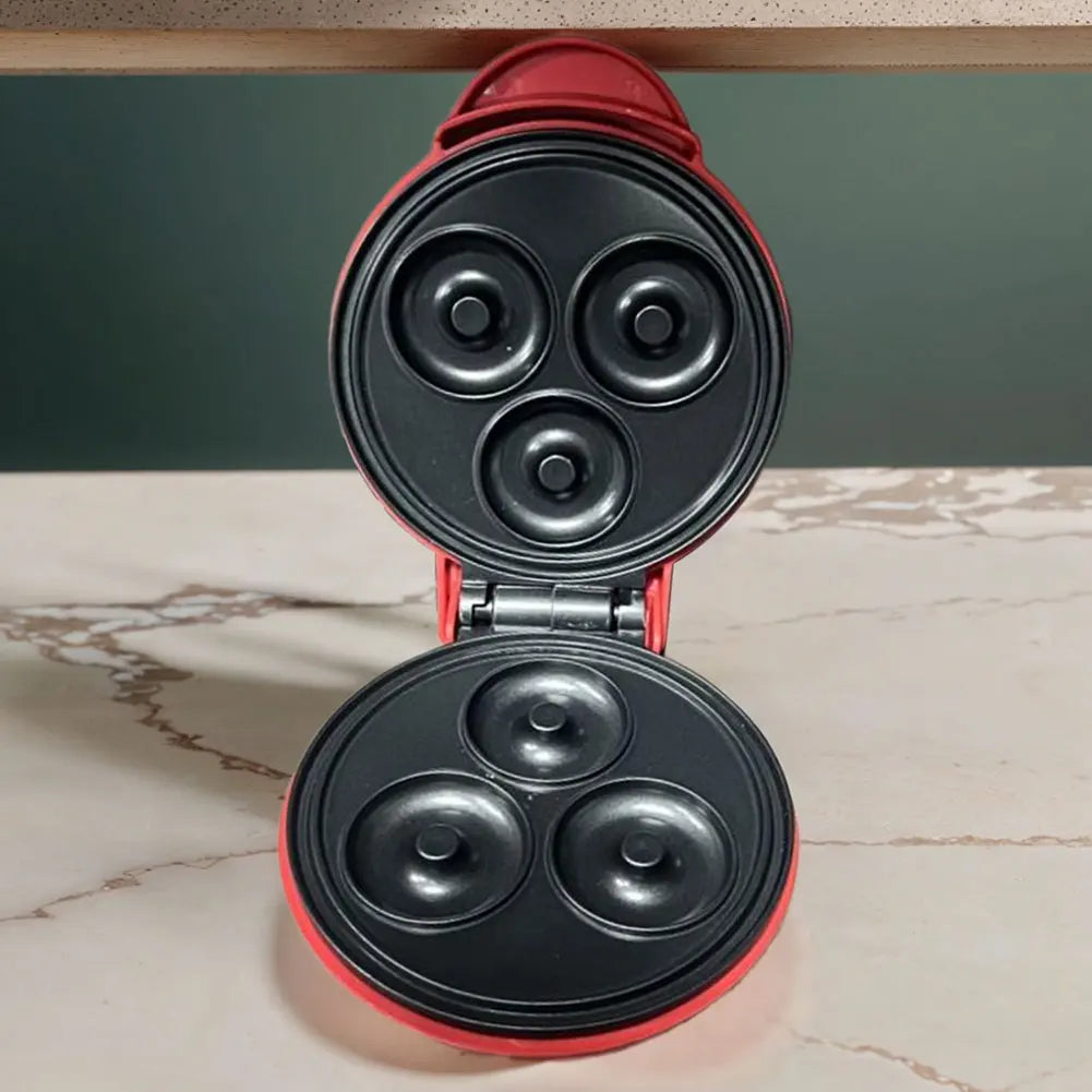 Mini Waffle Maker Quick Heat-Up Eggette Machine Household Breakfast Electric Baking Pan for Quick Breakfasts Snacks and Desserts