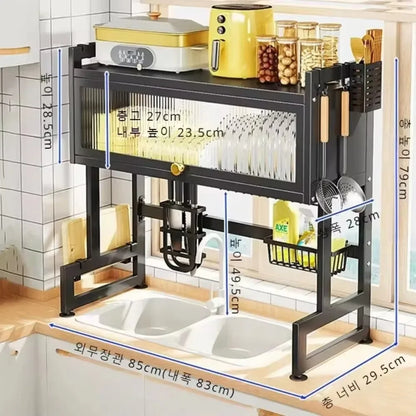 THE SCALABLE STAND™ DISH DRAIN RACK
